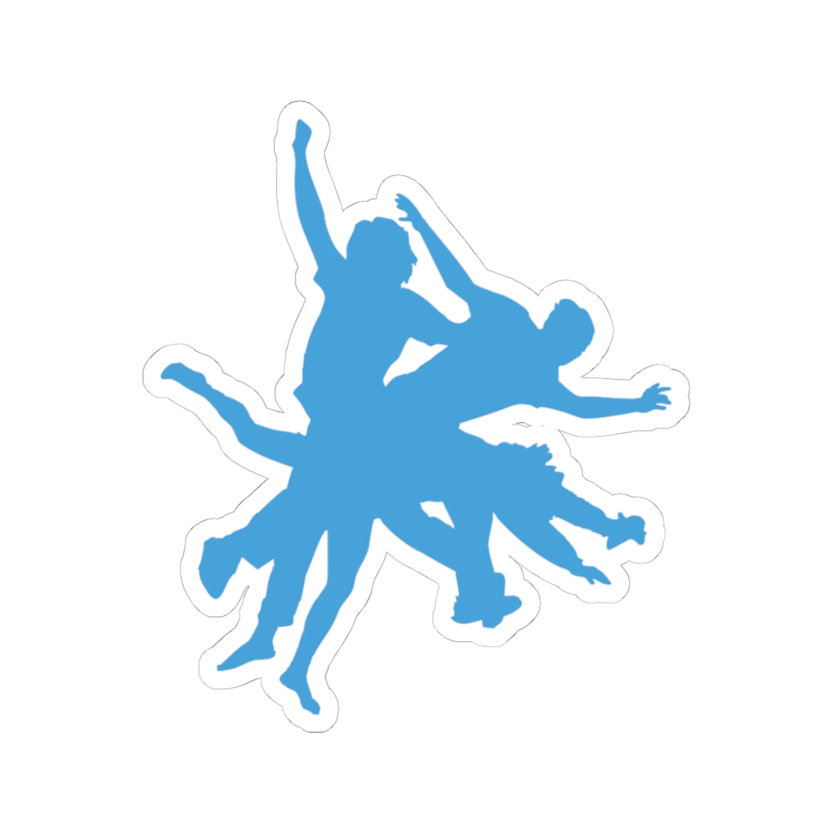 Beach Silhouette Sticker